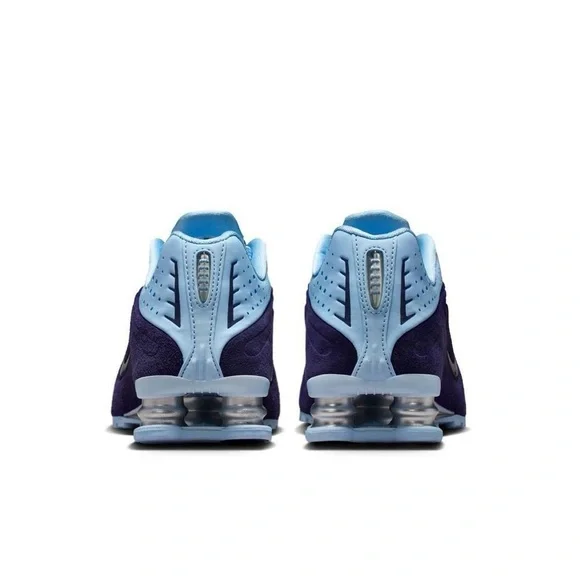Nike Shox R4 Sz 8w Imperial Purple, Celestine Blue - Picture 5 of 7